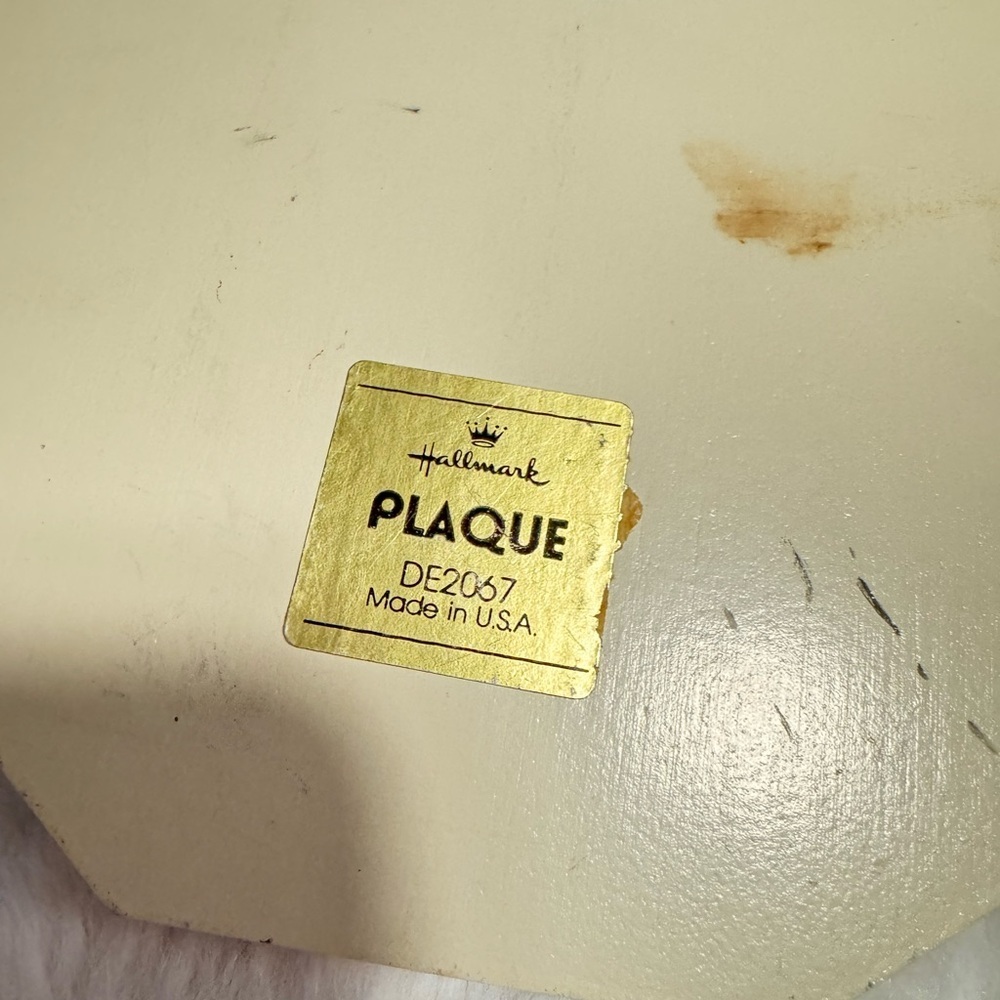 Vintage Hallmark 1981 Birds Plaque Wall Hanging Saying Friendship - Picture 5 of 10